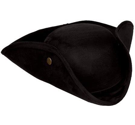 Black Tricorn Hat