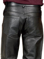Mens Pleather Pants (Black)