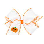 Embroidered Halloween Bow