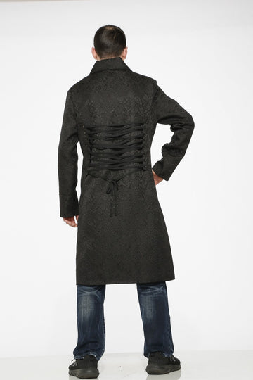 Black Brocade Coat (Adult)