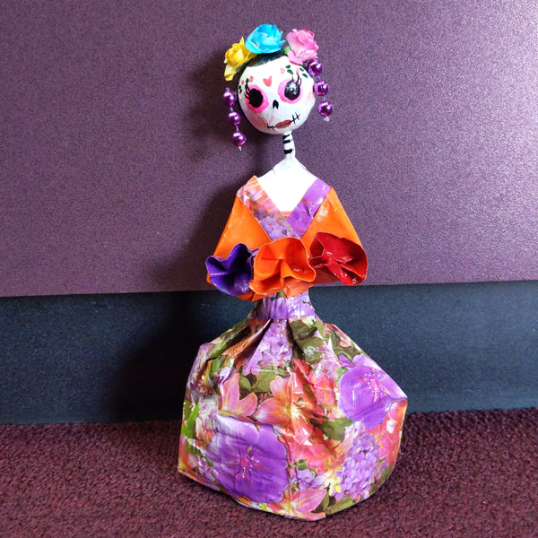 Round Catrina Dolls