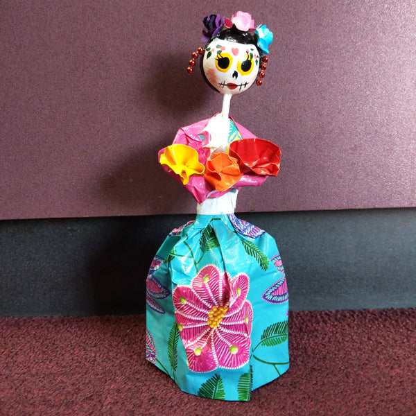 Round Catrina Dolls