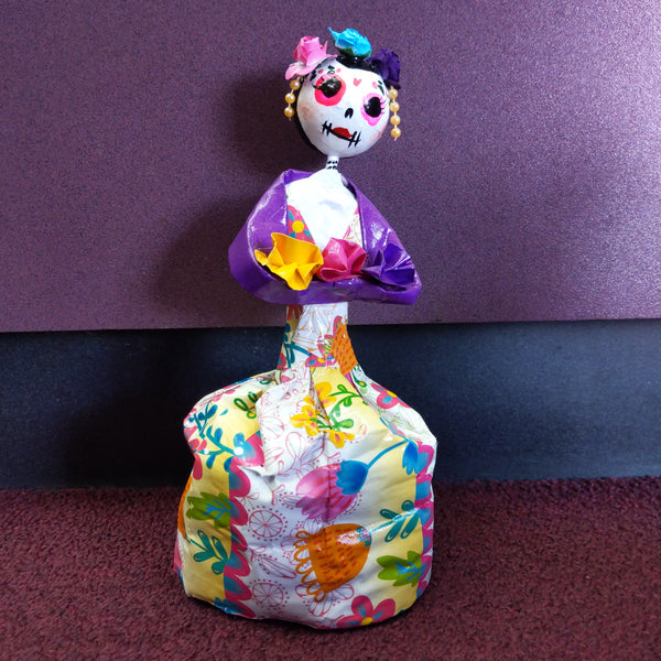 Round Catrina Dolls