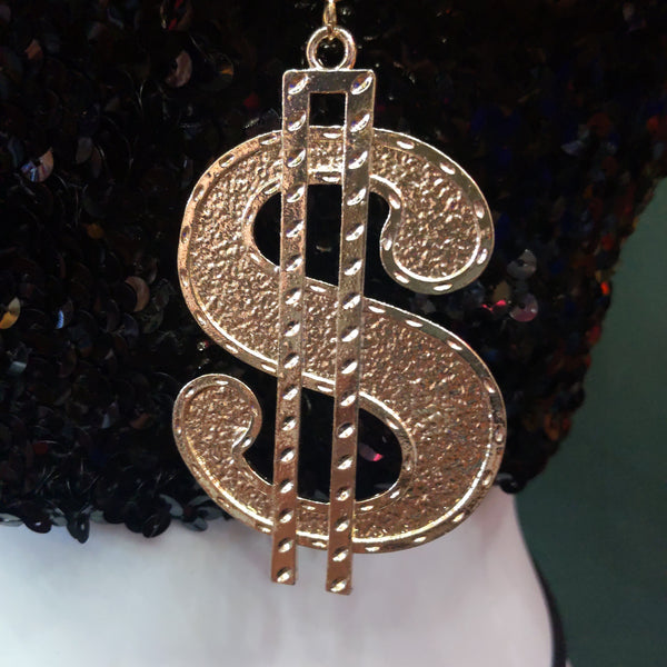 Dollar Sign Chain and Pendant
