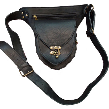 Leather Pocket Belt