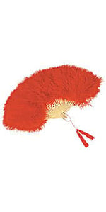 Marabou Feather Fan