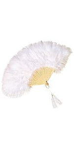 Marabou Feather Fan