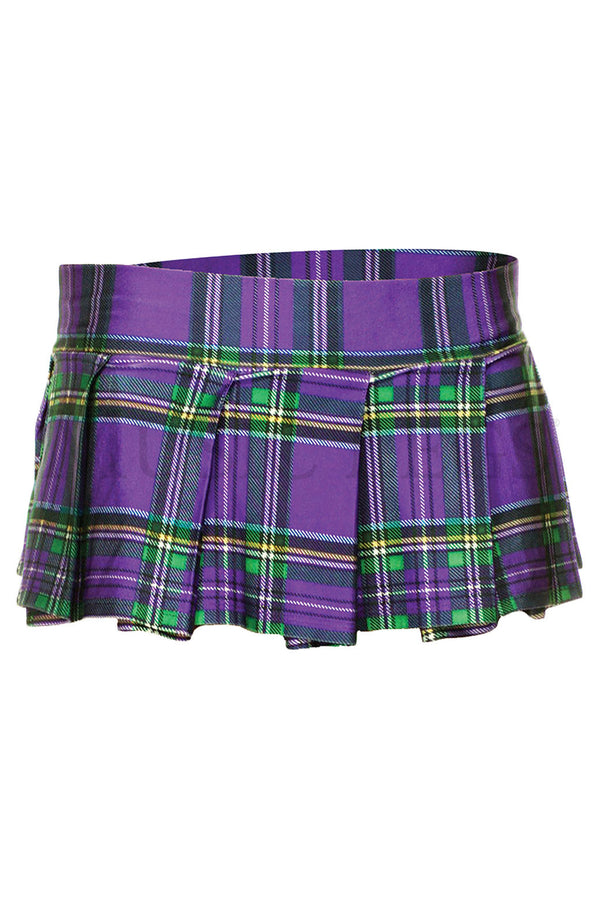 Mini Plaid Skirt