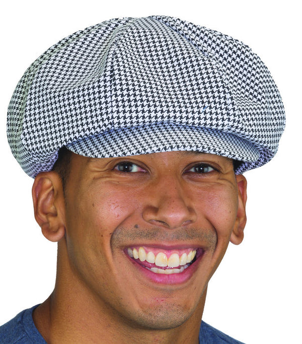 Houndstooth Newsie Hat