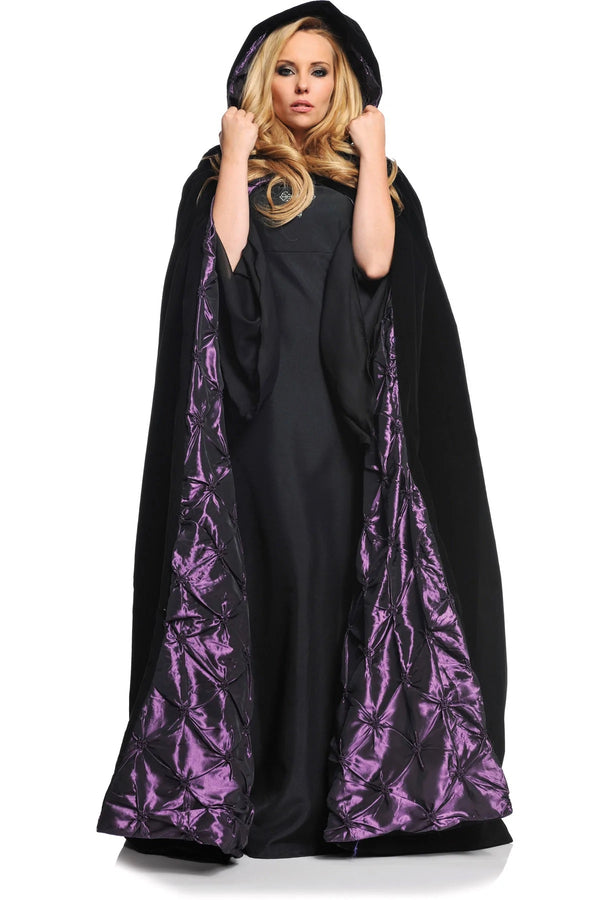 Deluxe Hooded Lined Cape (Adult)