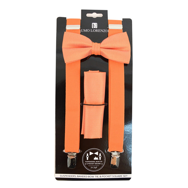 Kit de tirantes y pajarita (naranja)