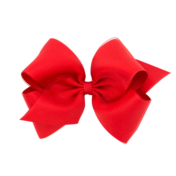 Organza Overlay Bow - Medium