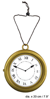 Steampunk Clock Necklace Oversize