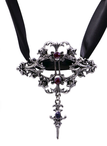 Ornate Ribbon Necklace
