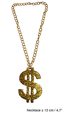 Necklace Large Dollar Sign