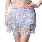 Belly Dance Sequin Tassel Wrap Skirt