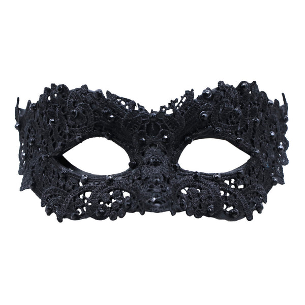 Schwarze venezianische Maske
