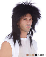 Lange Rocker Perücke