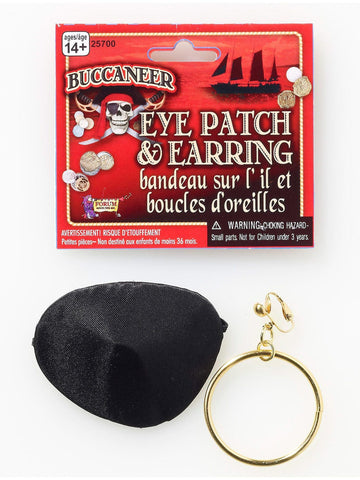 Pirate Eyepatch & Earring
