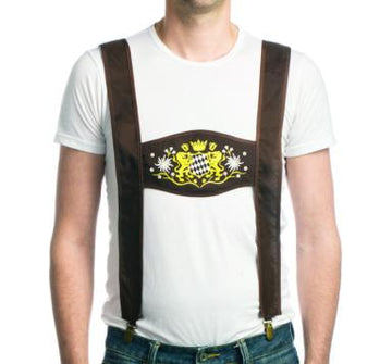 Oktoberfest Lederhosen Suspenders