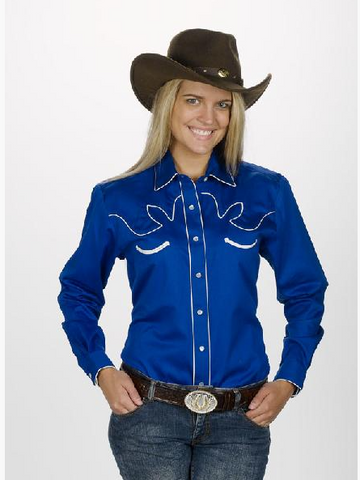 Western Shirt Blue (Women)