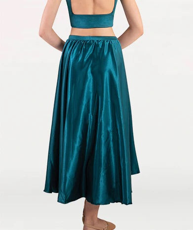 Satin Hi Lo Skirt