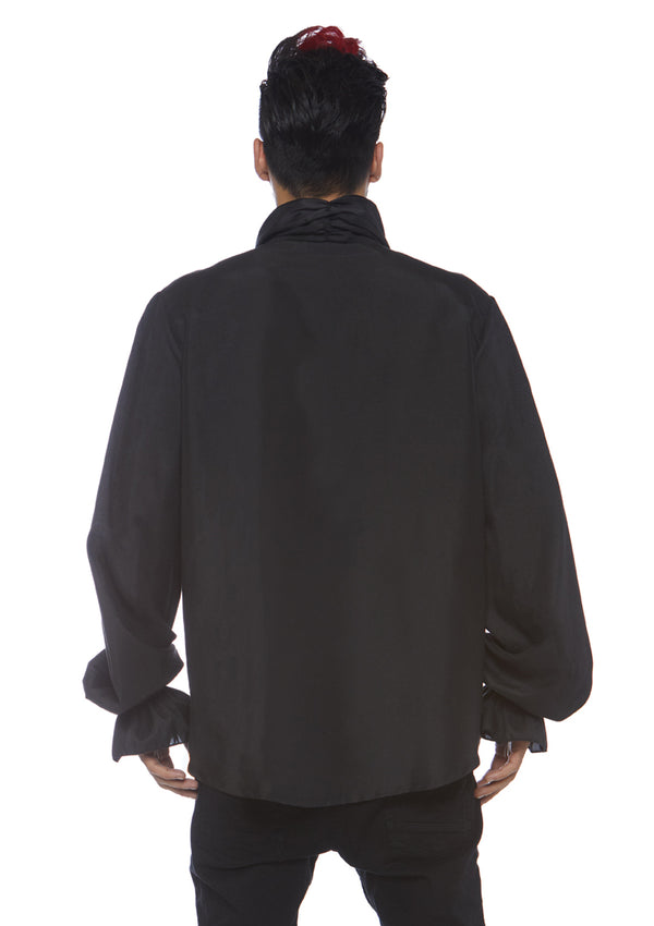 Ruffled Shirt Black (Adult)