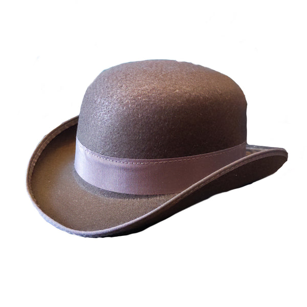 Brown Bowler Hat