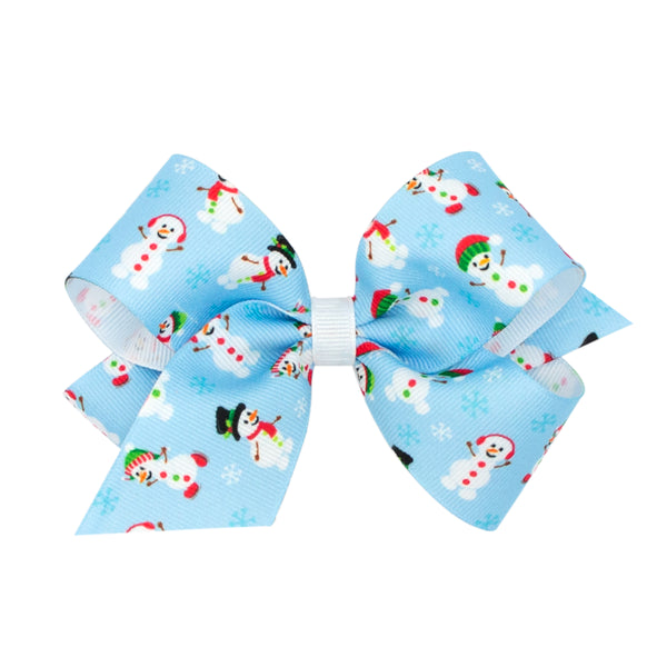 Holiday Print Bow