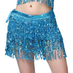 Belly Dance Sequin Tassel Wrap Skirt