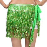 Belly Dance Sequin Tassel Wrap Skirt