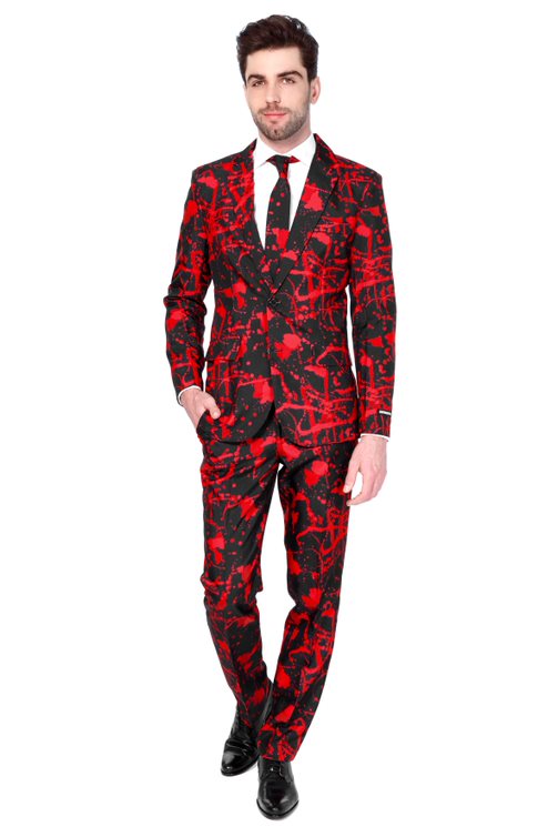 Traje de sangre negro (hombres) 