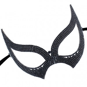 Rhinestone Batgirl Mask