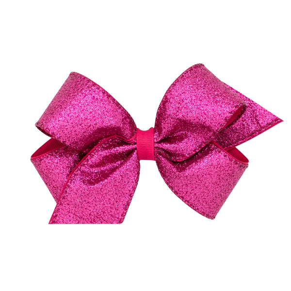 Party Glitter Overlay Bow - Medium