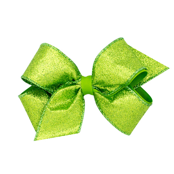 Party Glitter Overlay Bow - Medium