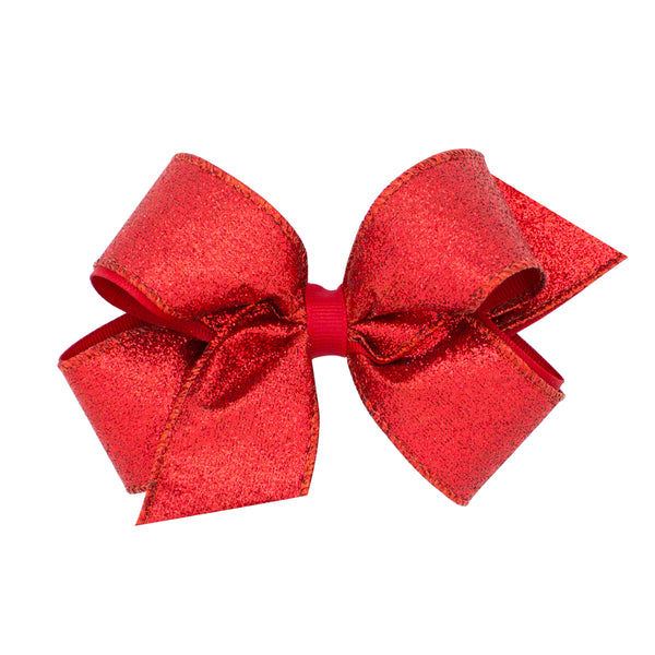 Party Glitter Overlay Bow - Medium