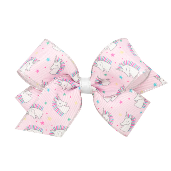 Unicorn Print Bow