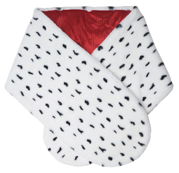 Faux Dalmation Stole