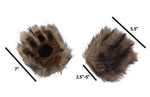 Squirrel Brown Fingerless Paws