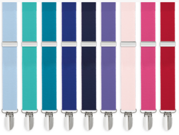 Solid Color Suspenders