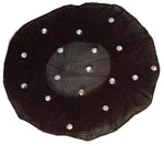 Mesh Bun Cover w/ Rhinestone