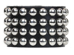 Round Stud Bracelet (4-row)