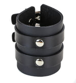 Leather Buckle Bracelet (2-line)