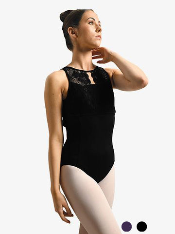 Lace Overlay Leotard Danznmotion (Adult)