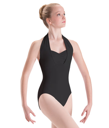 Halter Overlay Leotard Motionwear (Adult)