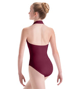 Long Halter Overlay Leotard Motionwear (Adult)