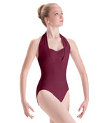 Long Halter Overlay Leotard Motionwear (Adult)