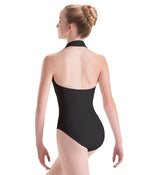 Long Halter Overlay Leotard Motionwear (Adult)