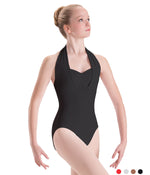 Long Halter Overlay Leotard Motionwear (Adult)