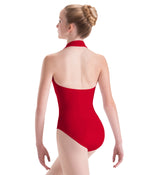 Long Halter Overlay Leotard Motionwear (Adult)